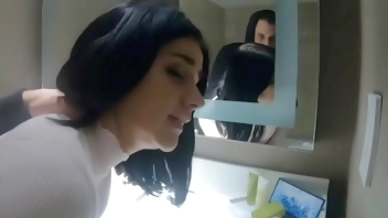 Thick ass teen Violet picks up stranger for a quickie