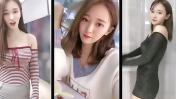 Young asian dance girl like to  webcam her body till gets fucked