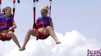 Home Video Naked Parasailing With Three Wild Spring Breakers