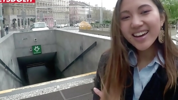 LETSDOEIT - Asian Teen Tourist Has POV Sex Abroad With Local Guy - May Thai & Charlie Dean