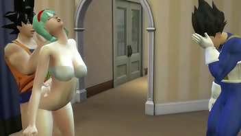 Vegeta tiene una pesadilla Goku se Folla a Su Esposa Bulma Delante de el Netorare Hentai