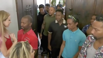 Haley Reed And Her Kiki Daire Make Cum 12 Black Men