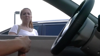 NICHE PARADE - Feisty Latina Giving Me A Lotta Lip For Flashing Cock In Parking Lot