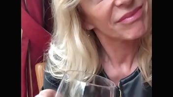 French MILF Marina Beaulieu having sex with BBC in front of her husband