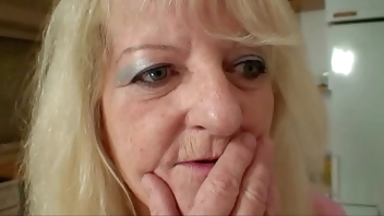 Very old blonde m. in law