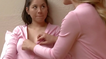 GirlfriendsFilms - Stepdaughter Practices Sex With Stepmom Before