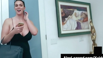 Big Boobed Brunette Alison Tyler Dicked By Fat Cock Legend!