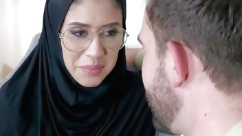 Virgin arab babe analed by her horny bf