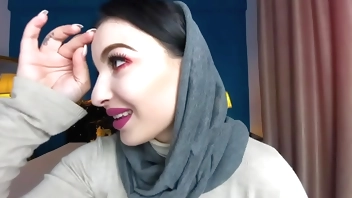 Cute Little Muslim Girl Playing With Her Pussy For You...