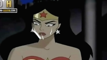 Wonder woman and Superman (Precocious ejaculation) (edited by me)