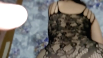 My friend cums on my pussy after deep sucking and fucking in doggy style