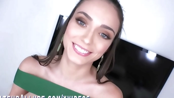 BUSTY BRUNETTE ASHLY ANDERSON GETS RAILED BY A BIG COCK