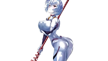 [Hentai] Rei Ayanami of Evangelion has huge breasts and big tits, and a juicy ass !
