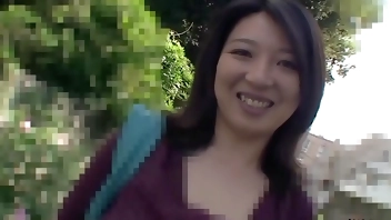 Hairy Japanese MILF Naho Tajiri fucked hard