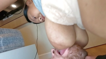 Big Milky Tits Asian Lactating Interracial Breastfeeding Nipple Sucking