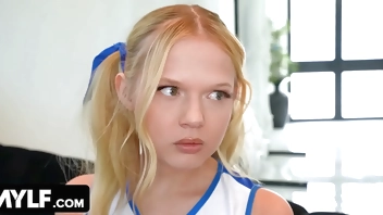 Tiny Cheerleader Coco Lovelock Has Secret Lesbian Crush on Her MILF Coach