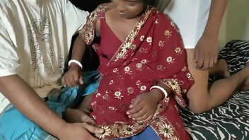 Cute Bhabhi Cheating with husband and fucking with her two step-brother