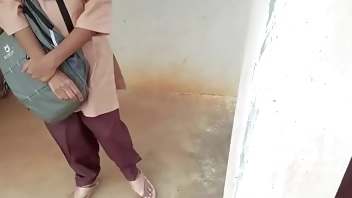 Indian Students Fucks Outdoor terrace