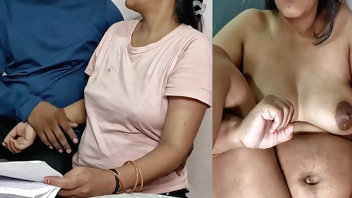 Bete Ne Mom Ko Choda,  Stepson Seduce and fuck hot Stepmom While She Doing Homework