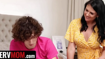 Loving Stepmom Goes All Out and Takes Two Cocks at Once