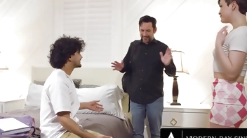 MODERN-DAY SINS - Horny Teen Wanna Watch Hot Girlfriend Jade Valentine Cheat With Their Teacher