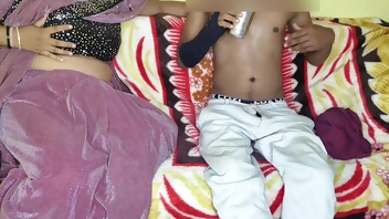 Stepmom seduces her stepson for the hardcore fucking in the hot night