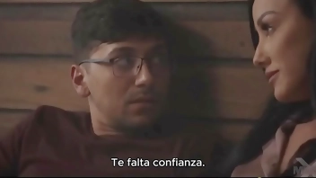 Stop watching porn! Fuck your stepmom instead! - Spanish Sub