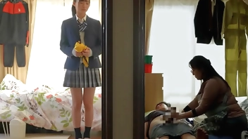 Estudante Satisfaz os desejos Sexuais do Irmão Viciado em Sexo (Legendado) Natsu Toujou