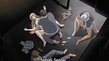 Hentai blonde fucked in stairwell