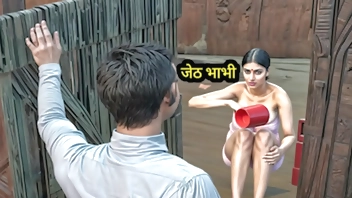 Indian Desi step Sister in law Felt Hungry for Cock, Brother in law Satisfied Her Hunger by Fucking Her Hindi Audio