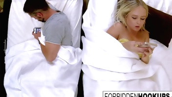 Sexy step-siblings fuck for the first time!