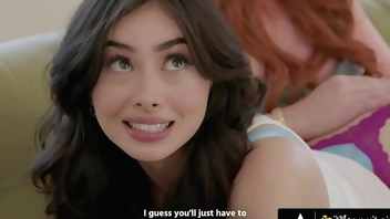 MOMMY'S GIRL - Angry MILF Sophia Locke DISCIPLINES Yet Again Misbehaving Stepbae Chloe Surreal!