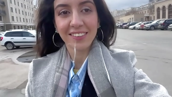 I missed you so much - Fuck me and cum on my face in this public shopping mall! - Cumwalk