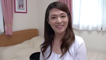 Japanese cute busty milf