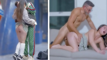 Cute Petite Chinese Girl Gets Picked Up & Fucked Hard In London!