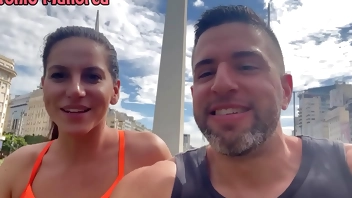 Argentinian Fitness Babe Gets Picked Up