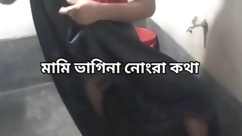 Indian dirty talk and sex, young boy cums in aunty's pussy with big cock