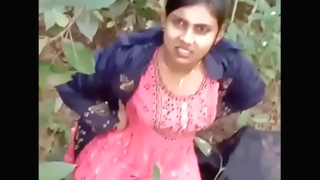 Mangal in the jungle, she made her pussy red after fucking her stepsis in clear audio Voice