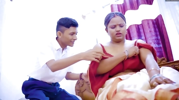 Desi Indian horny Step grandson fucks Step grandma hard and ejaculates in her mouth ( Hindi Audio )