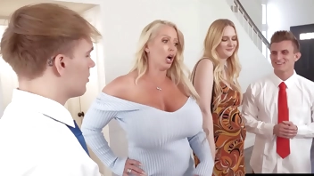 MomSwop - Giant Ass Moms Rewards Their Boys after Surprise Dinner