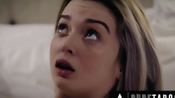 PURE TABOO Obedient Petite Virgin Lexi Lore Receives Very Special Hug From Stepdaddy Derrick Pierce