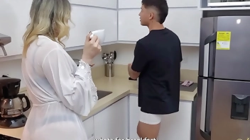 FREE - Nymphomaniac Stepmother Fucks her Stepson - Monique Fuentes & Danner Mendez