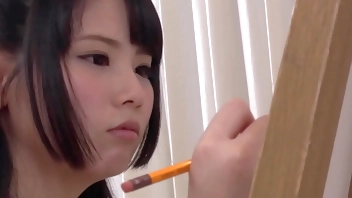 Japanese girl Miyu Shiina poses naked with spread legs uncensored.