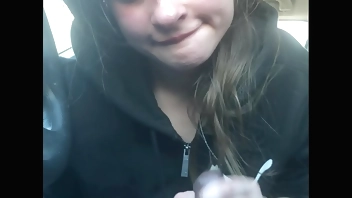 Lesbian bestfriend gives road head