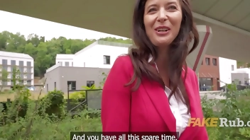 MILF CEO Offers Cash To Stranger For A Hard Fuck By The Road