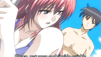 Step Sister Asks For Sex in the Pool - Hentai uncensored [Subtitled]