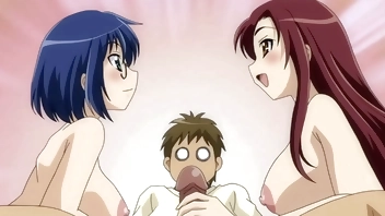 Busty Teens Fighting for a Lucky Man - Hentai Uncensored [Subtitled]