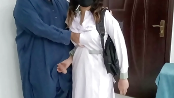 Desi Pakistani School Girl Fucked By Her Stepfather