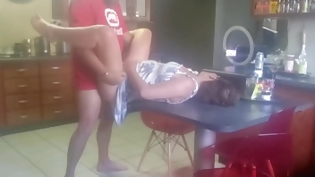 Brother in law makes me moan out loud on kitchen table