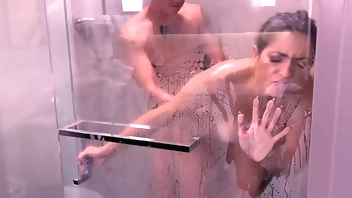 Busty MILF Valentina Bellucci Gets Pounded in the Shower and Bedroom